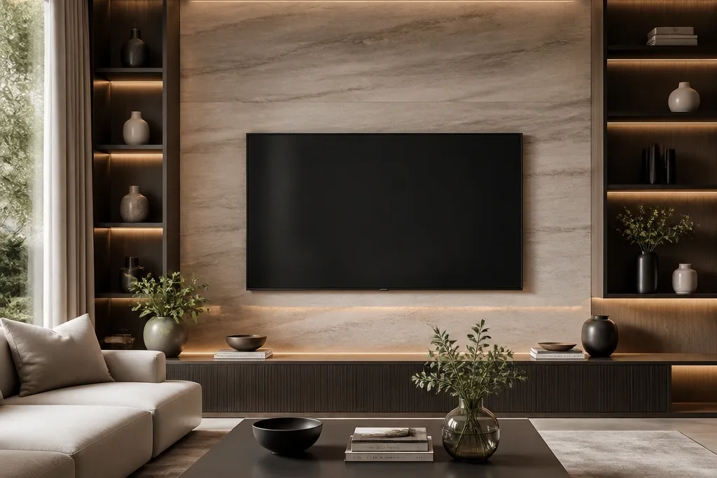 Aesthetic Luxury TV Wall Design Ideas