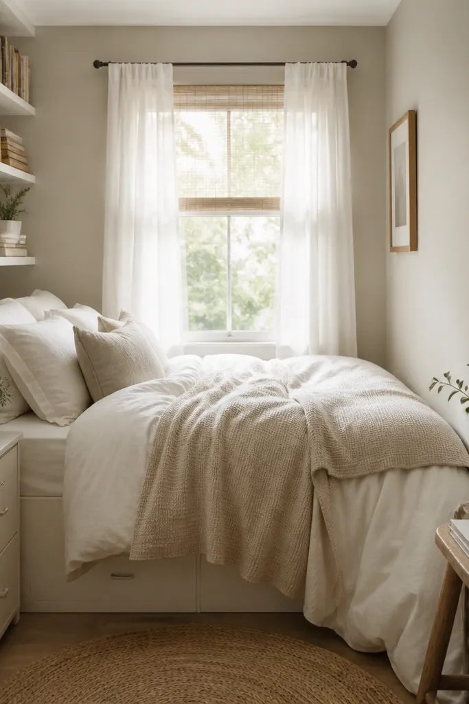 20 Aesthetic Very Small Bedroom Ideas - Gorgeous
