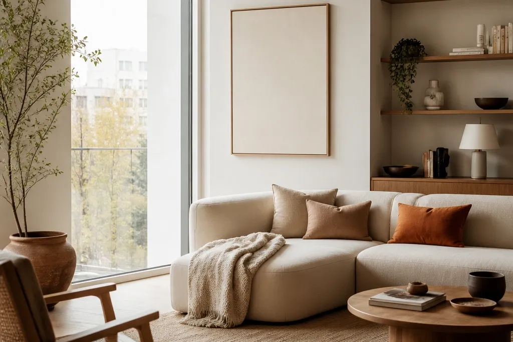 Cosy apartment living room ideas simple