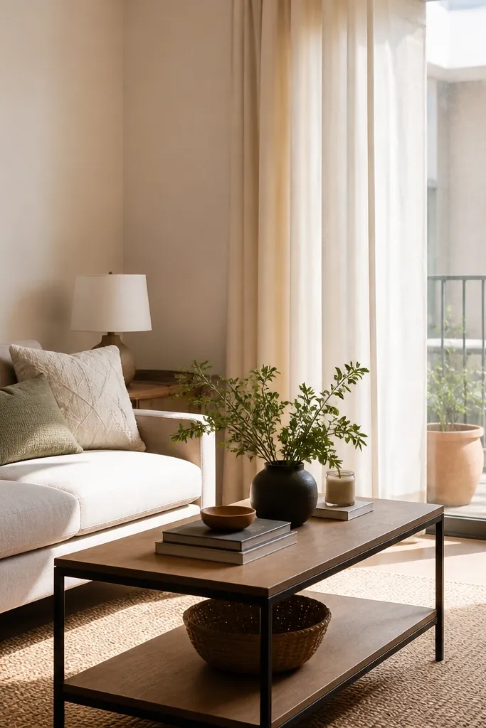 Cosy apartment living room ideas simple