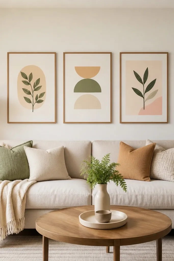Easy Beginner Sofa Back Wall Design Ideas