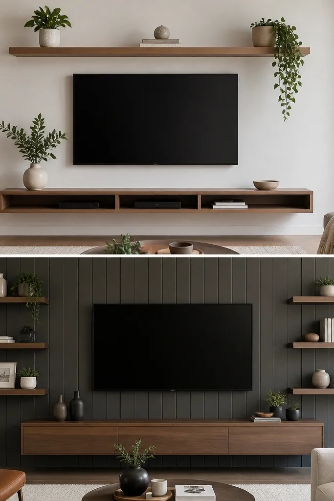 Floating Shelves Living Room comparison review for TV walls