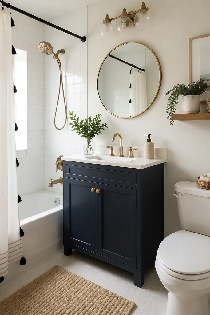 For Renters Small Full Bathroom Ideas With Removable Changes
