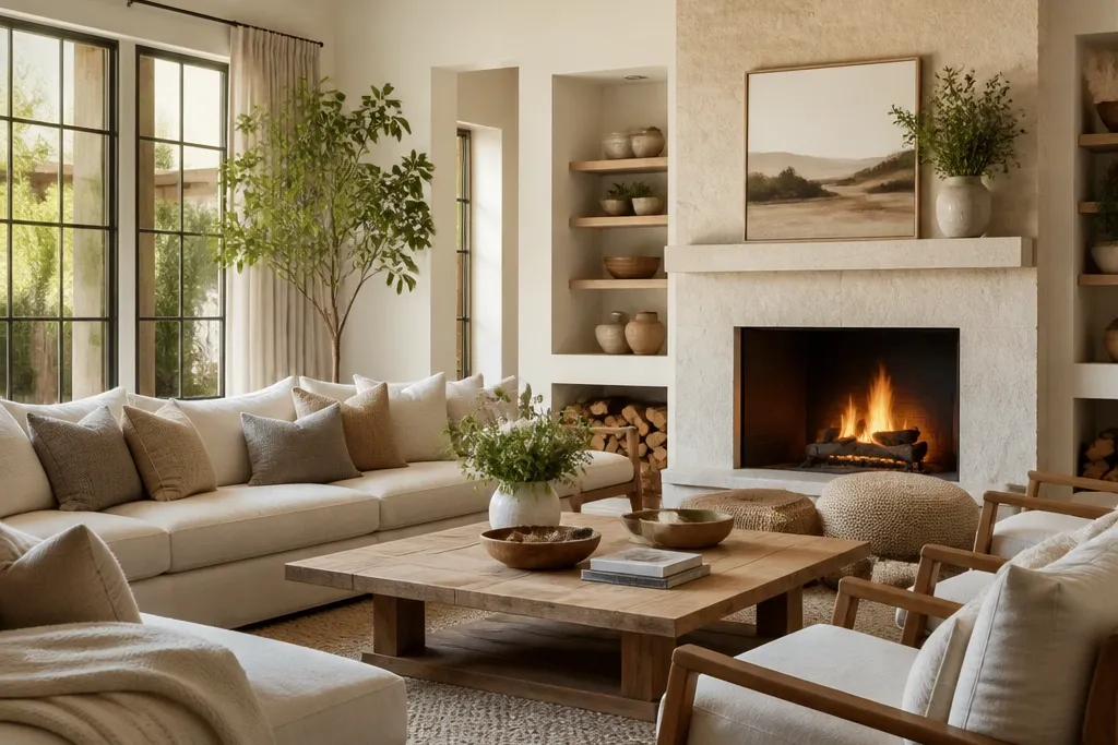 Large cosy living room ideas year round