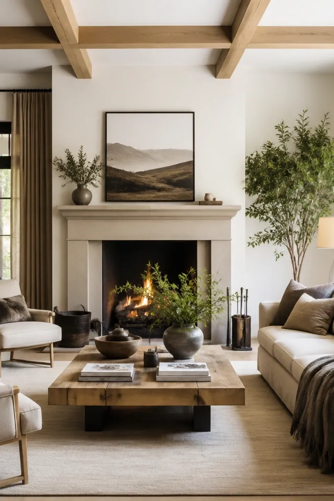 Large cosy living room ideas year round