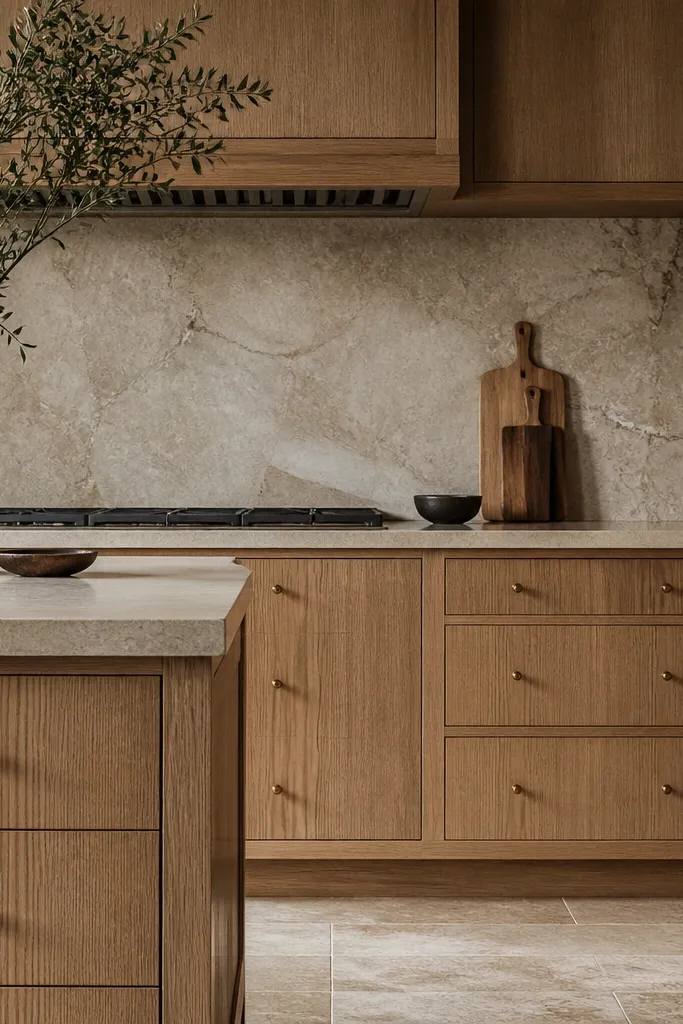 Quarter sawn white oak cabinets aesthetic