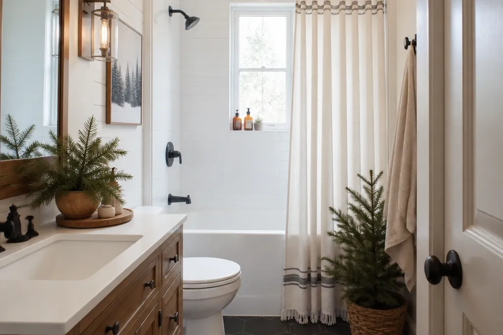 Seasonal Evergreen Small Full Bathroom Ideas for Any Season