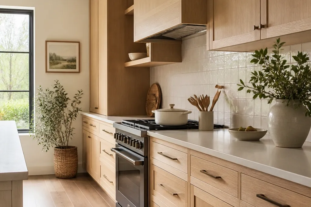 White Oak Kitchen Cabinets for beginners