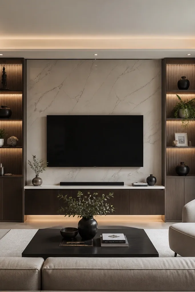 Year Round Luxury TV Wall Design